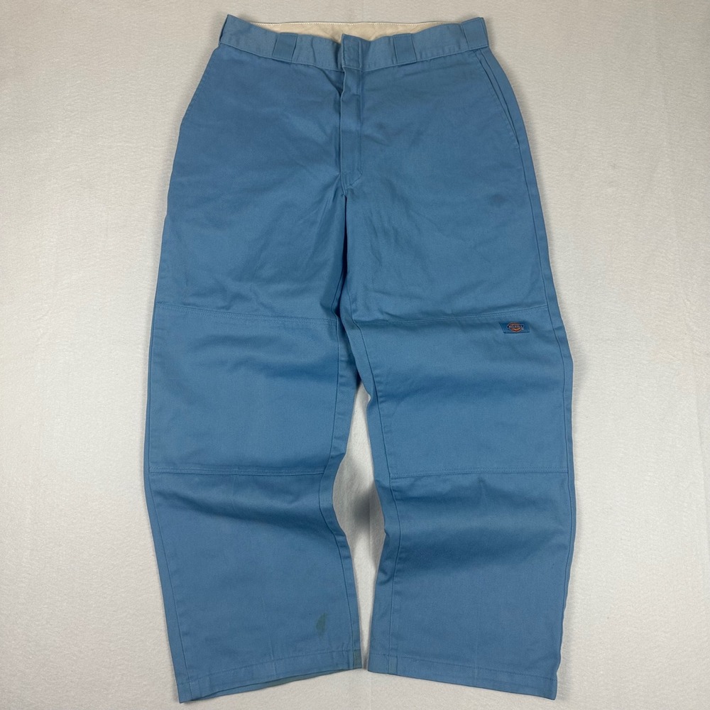 Y2K Dickies Double Knee Work Pants Size 34x30 Loose Fit